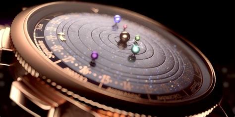 watch replicate solar system movement|This watch puts beautifully rotating planets on your wrist.